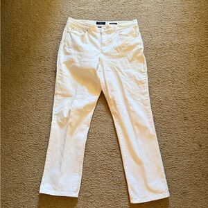 Charter Club Women's Straight Leg Jeans in Cream